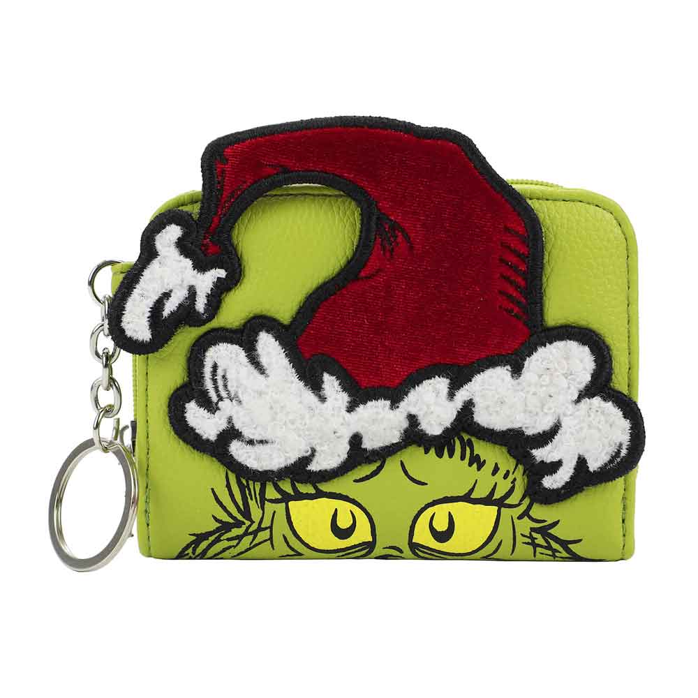 Bioworld Seuss The Grinch Mini Zip Around Wallet – Circle Of