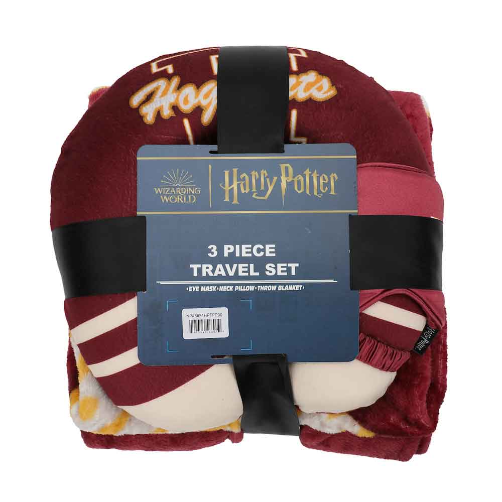 harry potter schlafsack Harry Potter Neck Pillow Throw and Eye Mask Travel Set