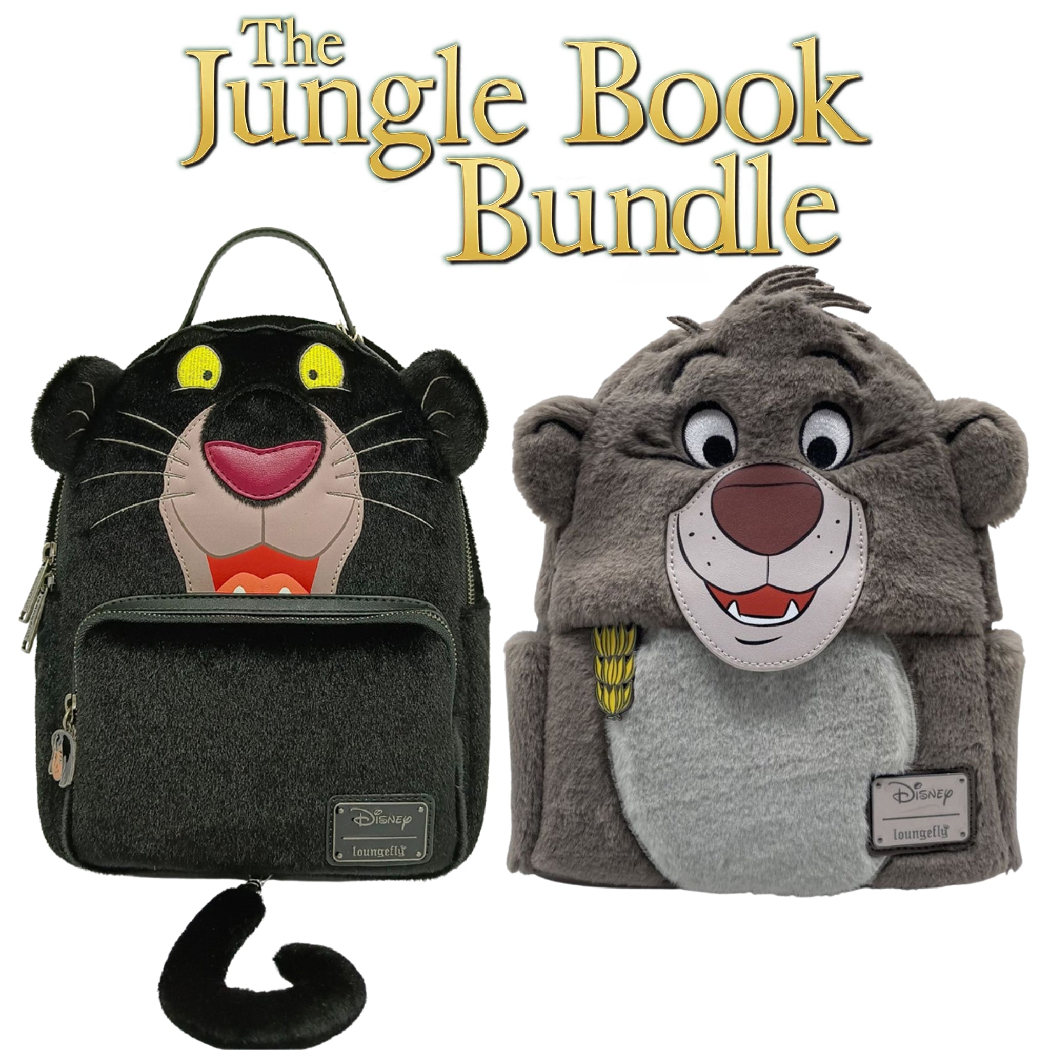 Loungefly Disney Jungle Book Bare Necessities Mini Backpack and Wallet purchases Bundle