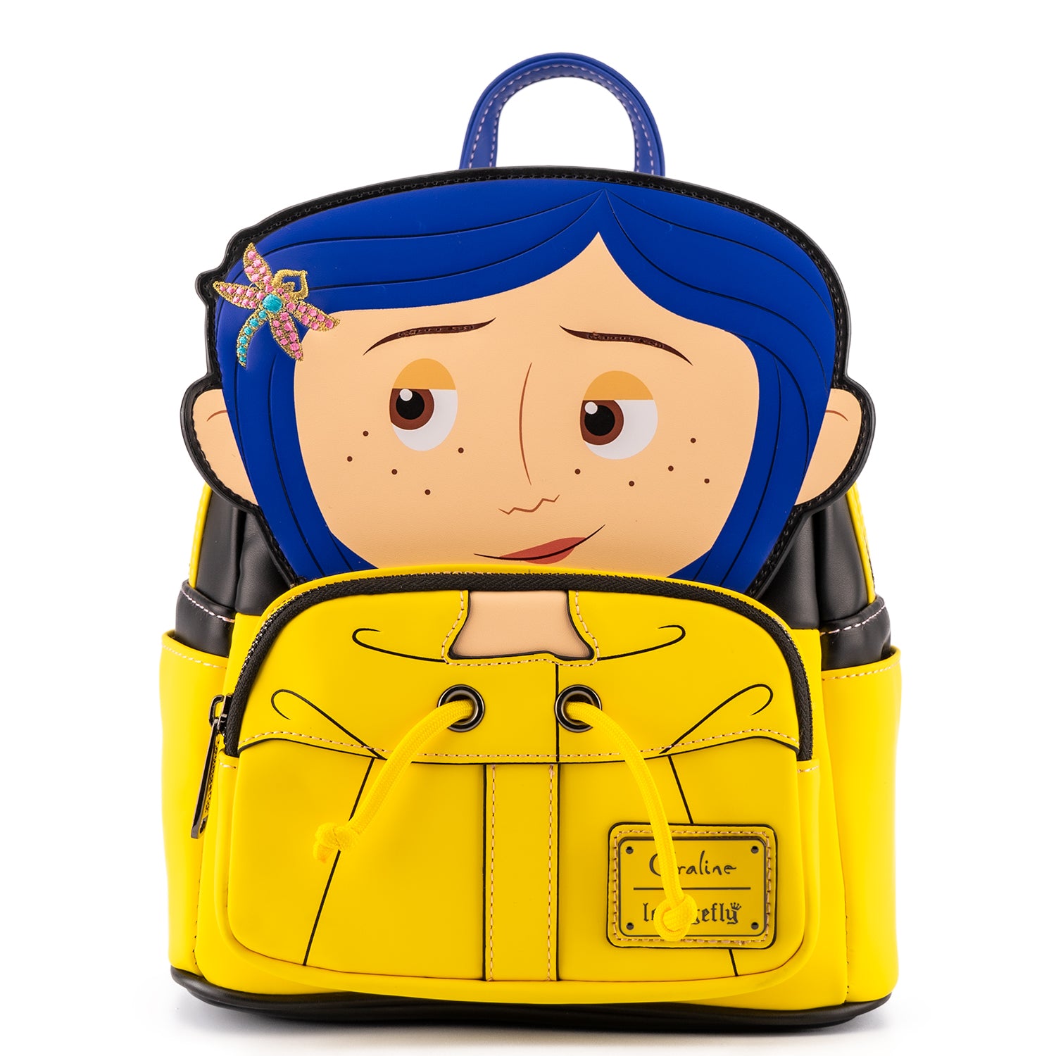 Loungefly Laika Coraline Raincoat Cosplay Mini Backpack  display picture 1