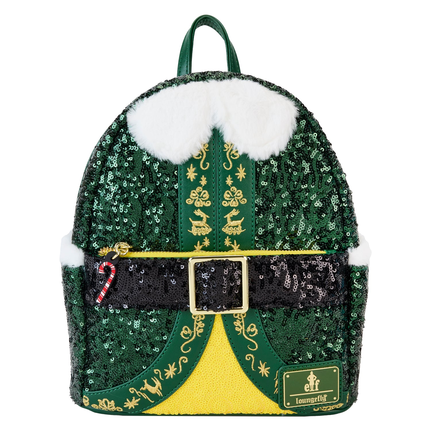 Loungefly WB Elf Buddy Sequin Cosplay Mini Backpack – Circle 