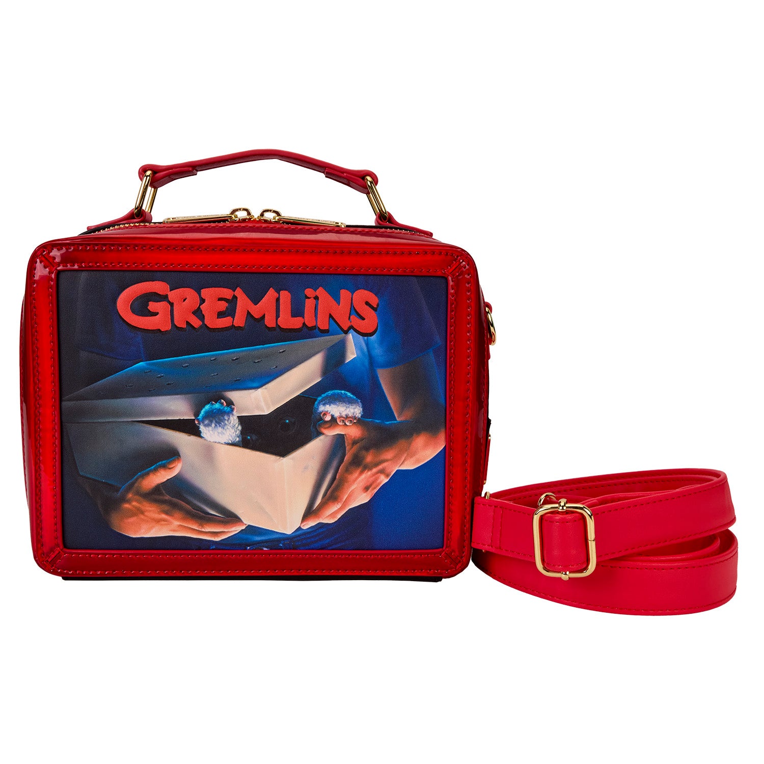 Loungefly WB Gremlins 40th Anniversary Vintage Lunchbox Crossbody