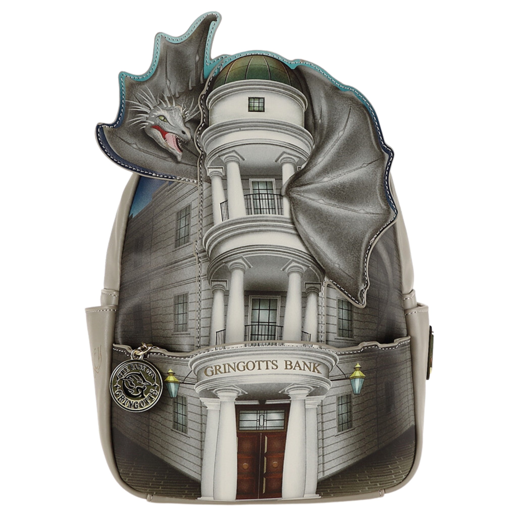 Loungefly Harry Potter Gringotts Bank and Dragon Mini Backpack