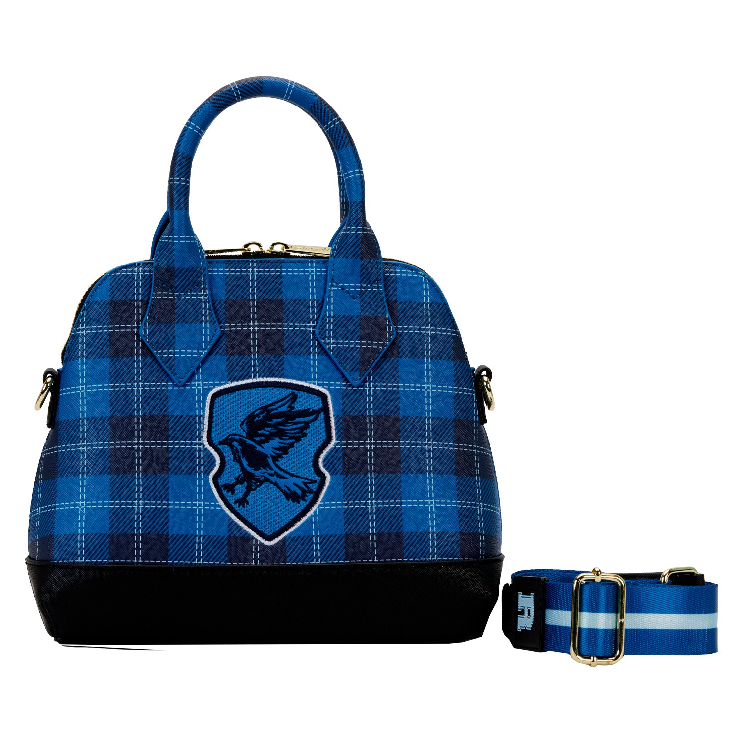 Loungefly WB Harry Potter Varsity Ravenclaw Plaid Crossbody Bag