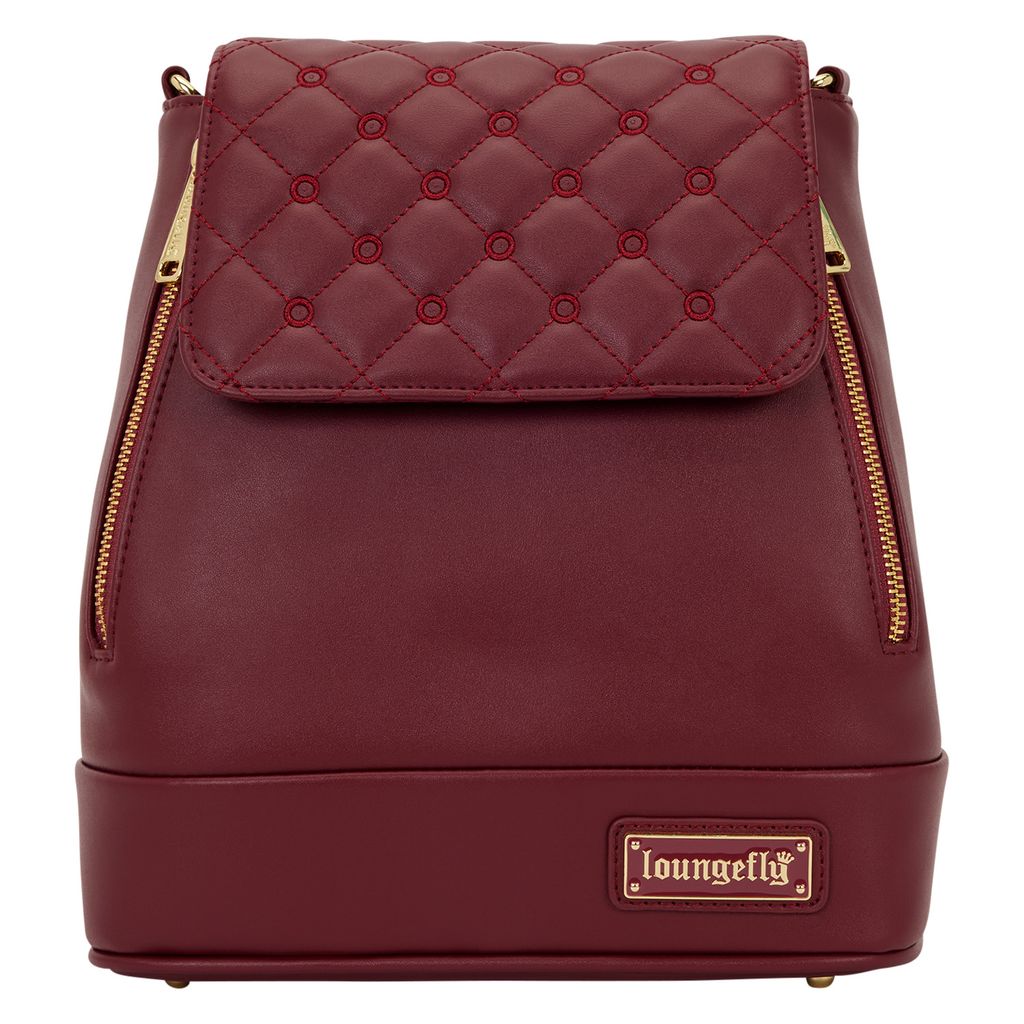 Loungefly The Lilly Red Convertible Mini Backpack & Crossbody Pin Trader Bag