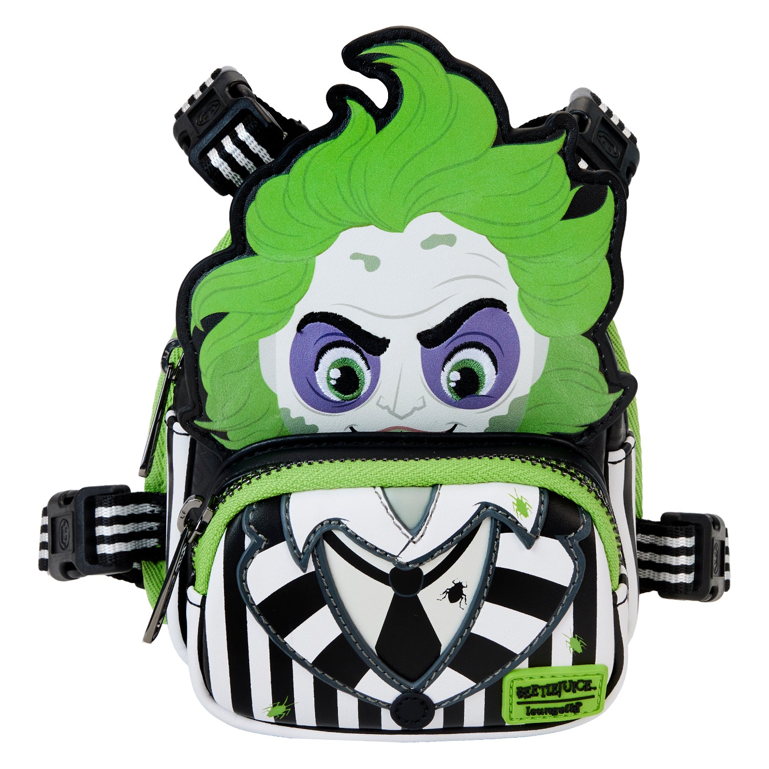 dog mini backpack Beetlejuice