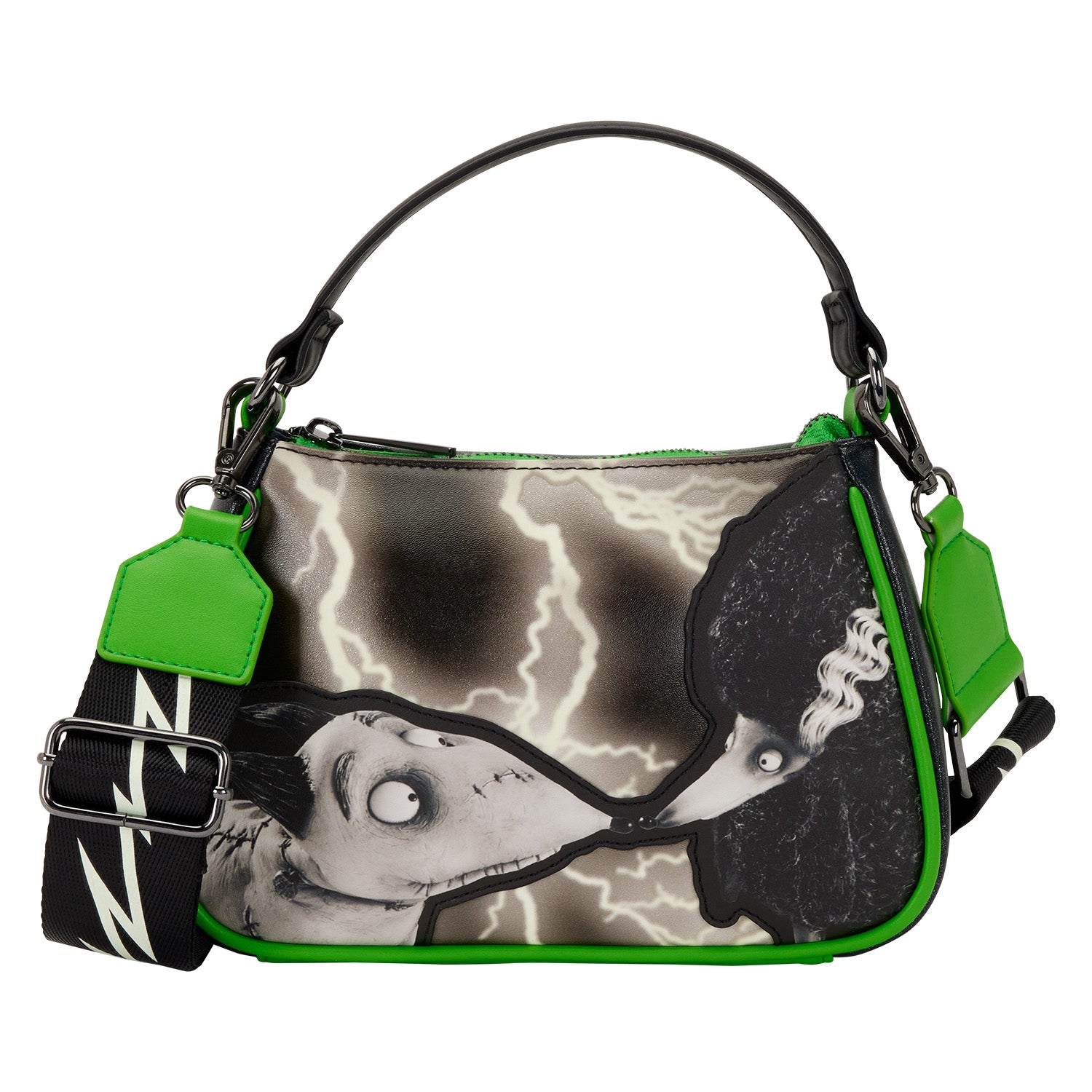 Loungefly Disney Frankenweenie Sparky & Persephone Glow Crossbody