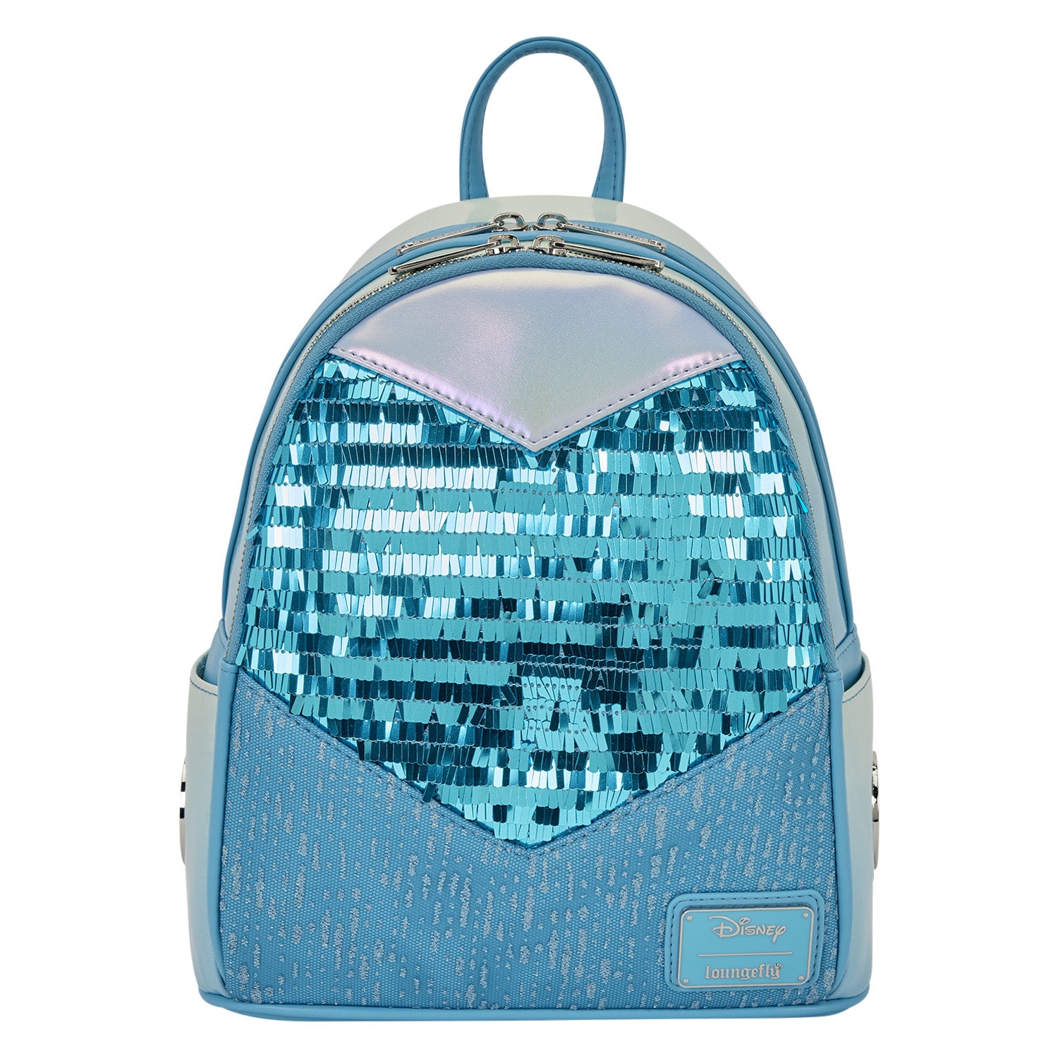 disney mini sequin backpack Frozen Elsa Glitter Sequin Cosplay Mini Backpack