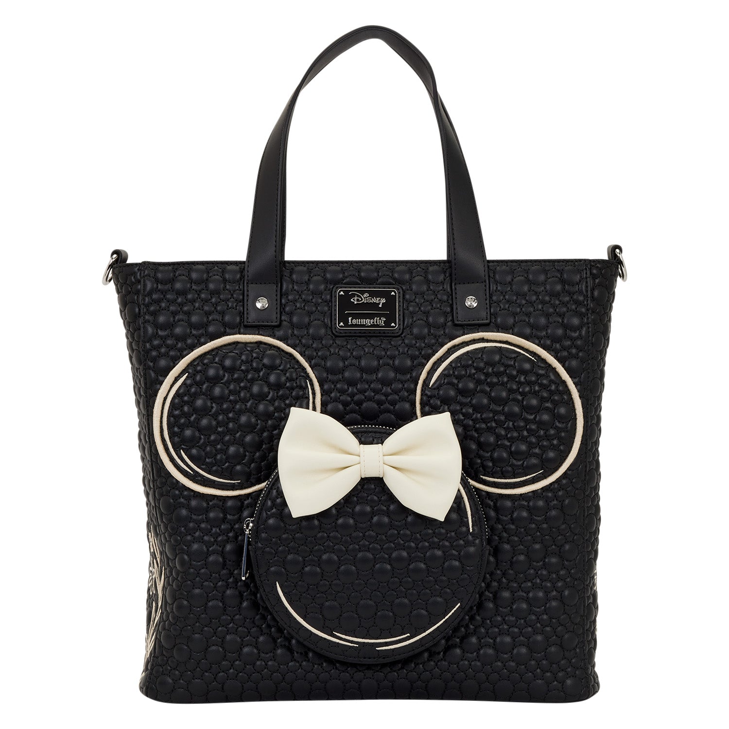 black leather minnie mouse backpack Disney – Minnie Mouse Sketched Convertible Backpack & Tote Bag