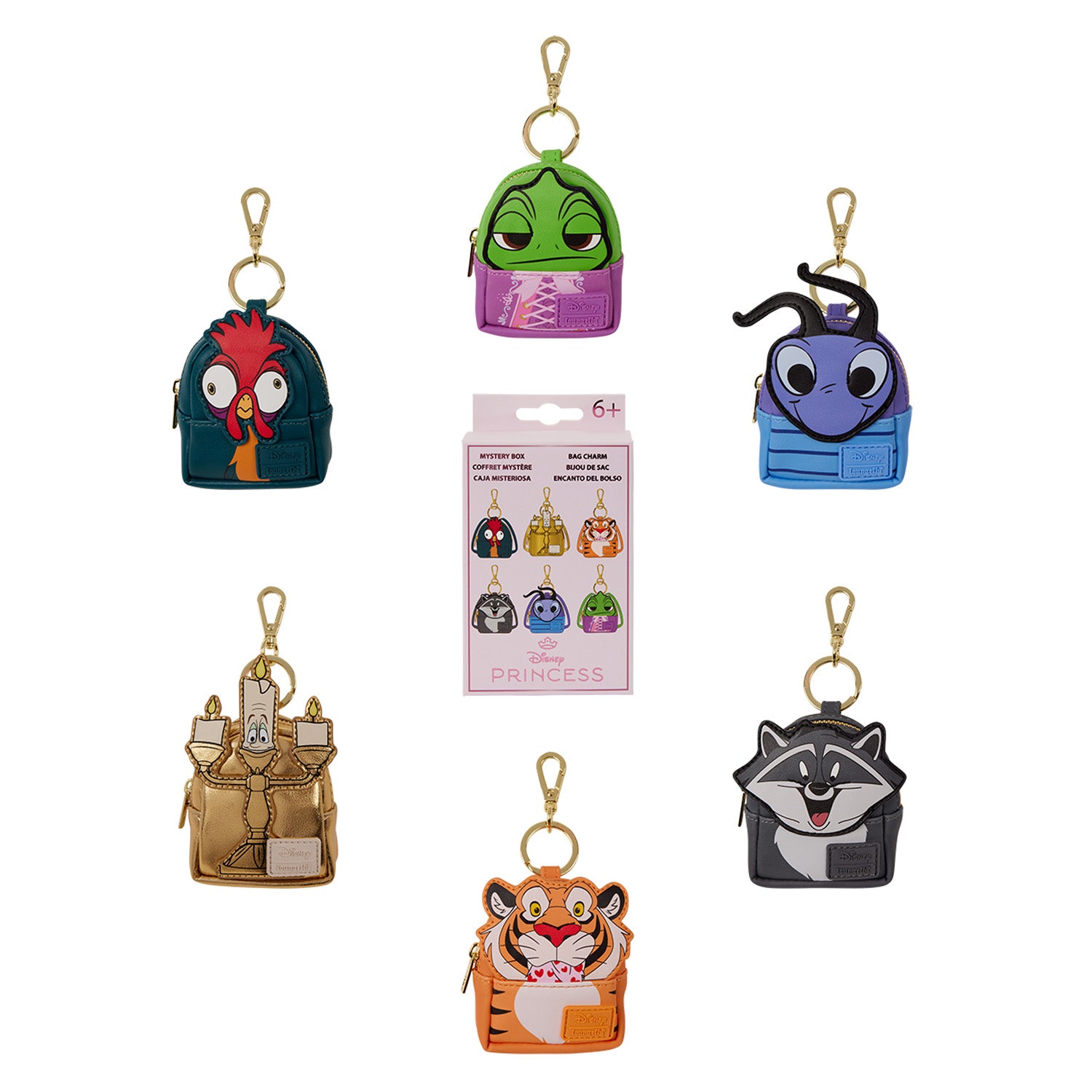 Loungefly Disney Princess Sidekicks Mystery Mini Backpack Keychain Cha – Circle Of Hope Boutique