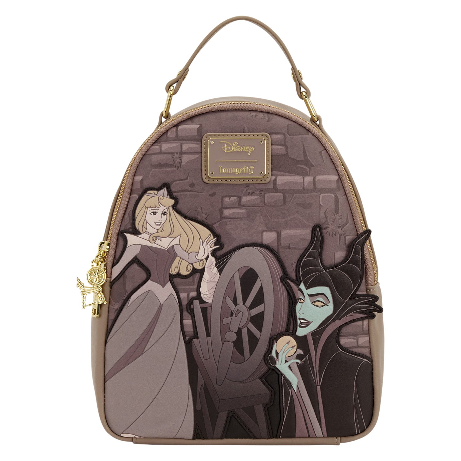 Loungefly Disney Sleeping Beauty Spinning Wheel Mini  display picture 1