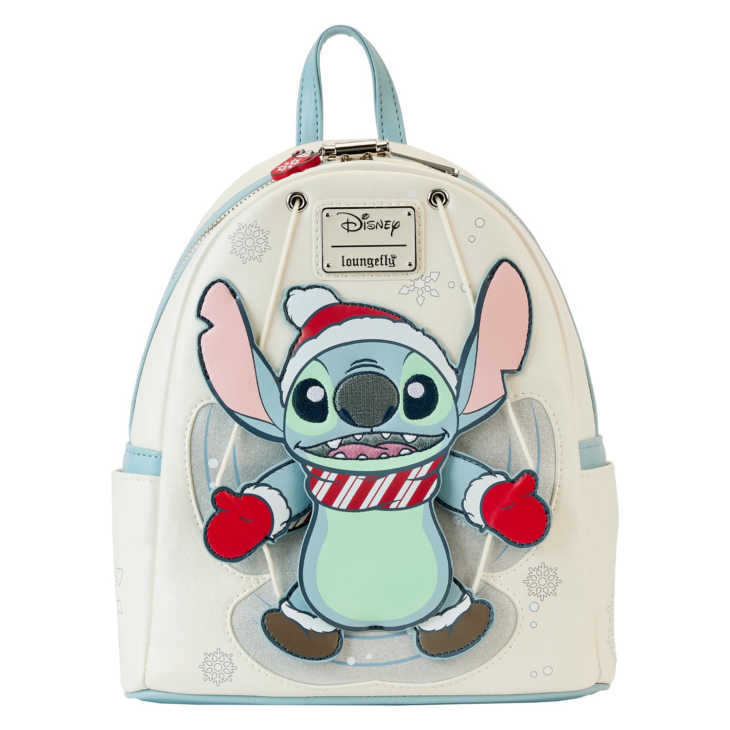 disney mini backpacks loungefly Loungefly Stitch Snow Angel Cosplay Mini Backpack