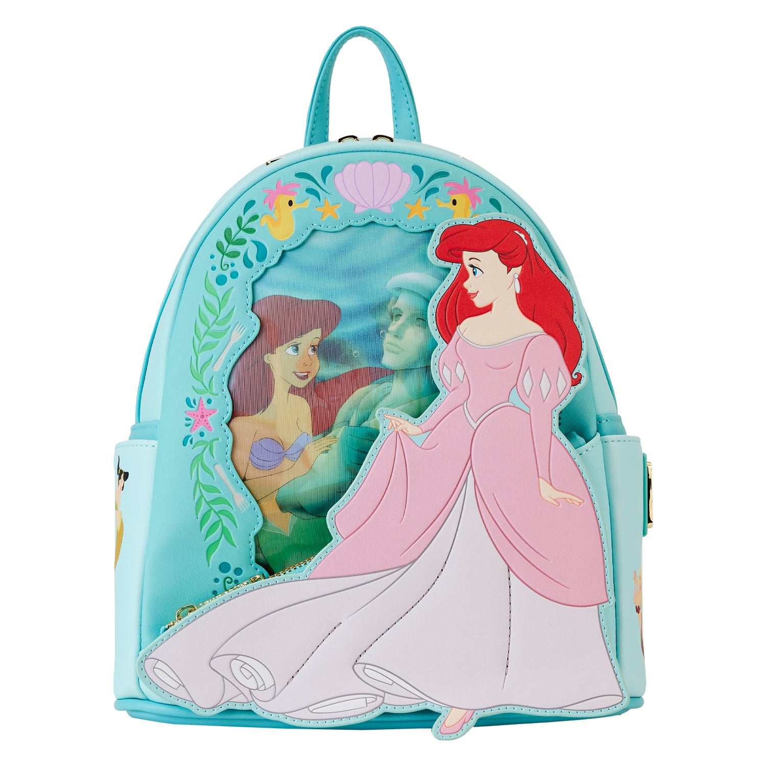 Loungefly Disney Little Mermaid Triton's Gift Mini Backpack