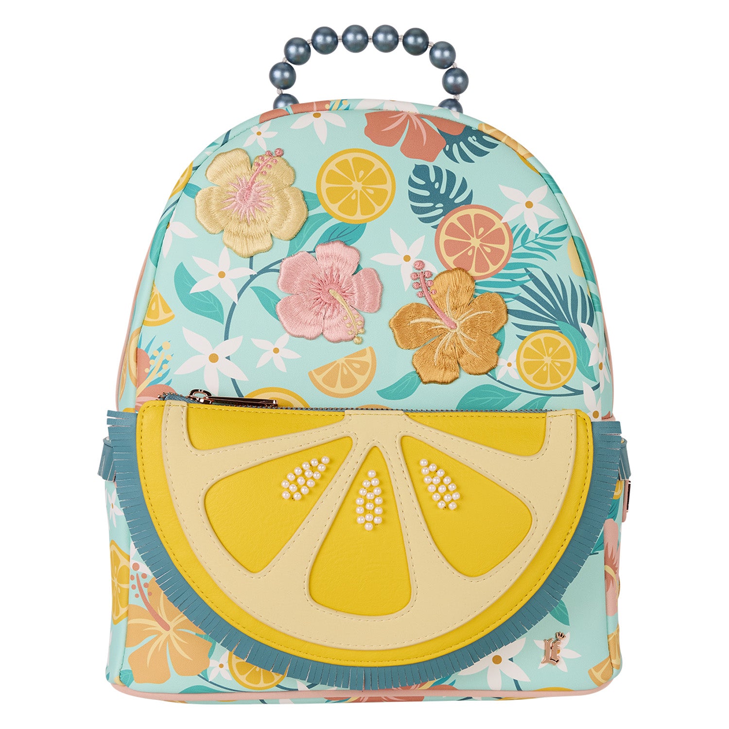 floral honeycomb mini backpack Loungefly Bait Size:125 Daniel Hughes is your faire-pencil-case 2 interior slip pockets