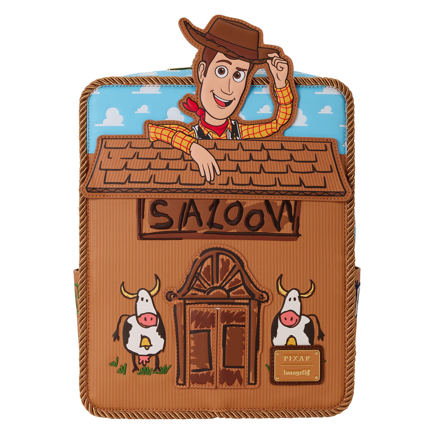 【日本未発売】Toy Story×SCL 30周年 バックパック Loungefly Pixar Toy Story 30th Anniversary Woody Saloon Mini