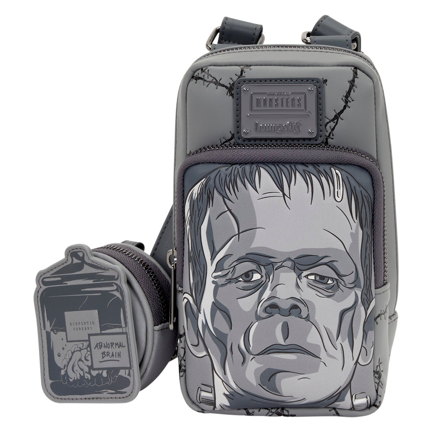 Loungefly Universal Monsters Frankenstein Crossbody Bag With Coin