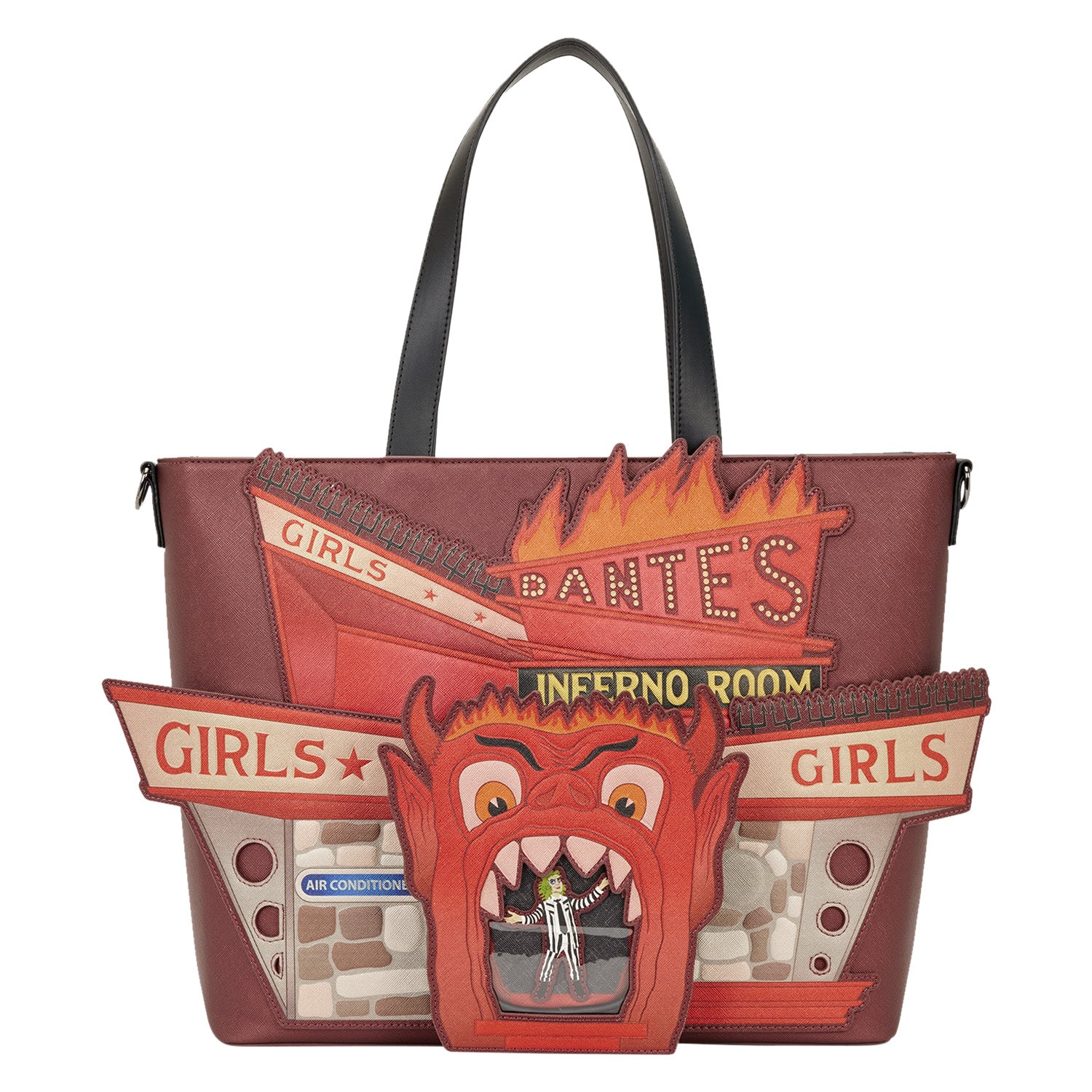 ブービーBEETLEJUICE ナイロンバッグ Loungefly WB Beetlejuice Tote Bag – Circle Of Hope Boutique