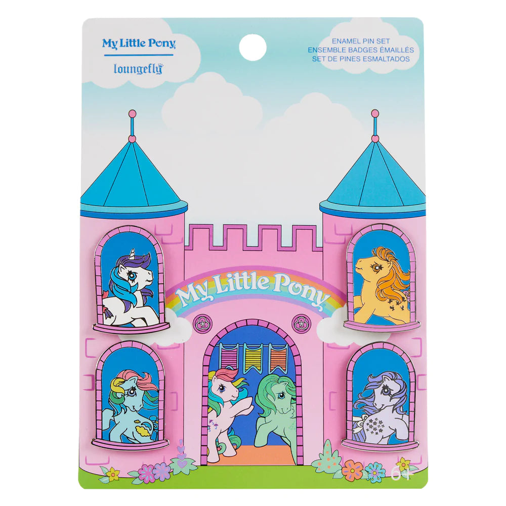 Loungefly Hasbro My Little Pony Castle Windows 4 Piece Pin Set