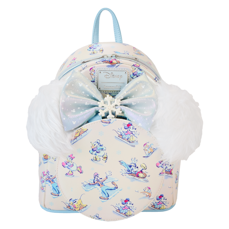 baby mickey and friends mini backpack Loungefly Mickey & Friends Winter Wonderland Mini Backpack With Ear Headband