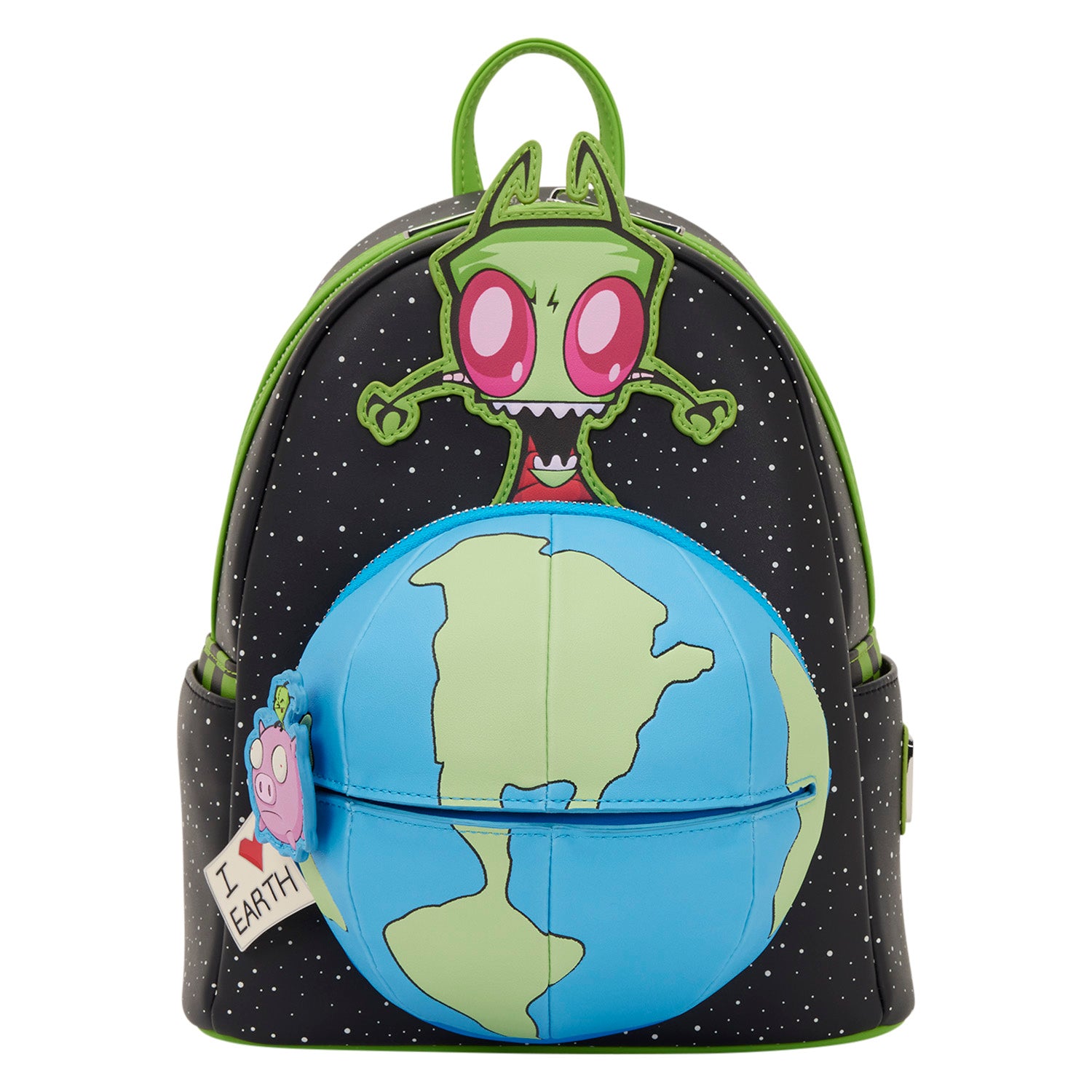 Loungefly Nickelodeon Invader Zim Glow Mini Backpack  display picture 3