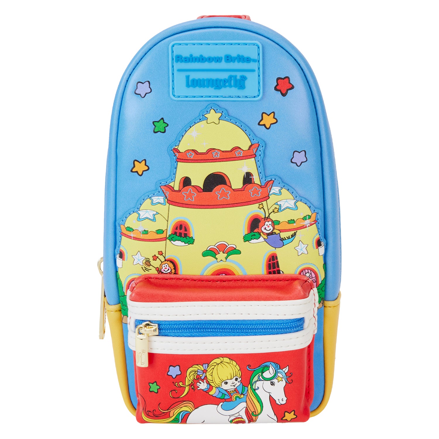 小物入れ babykiy Rainbow Loungefly Hallmark Rainbow Brite Castle Mini Backpack Pencil Case