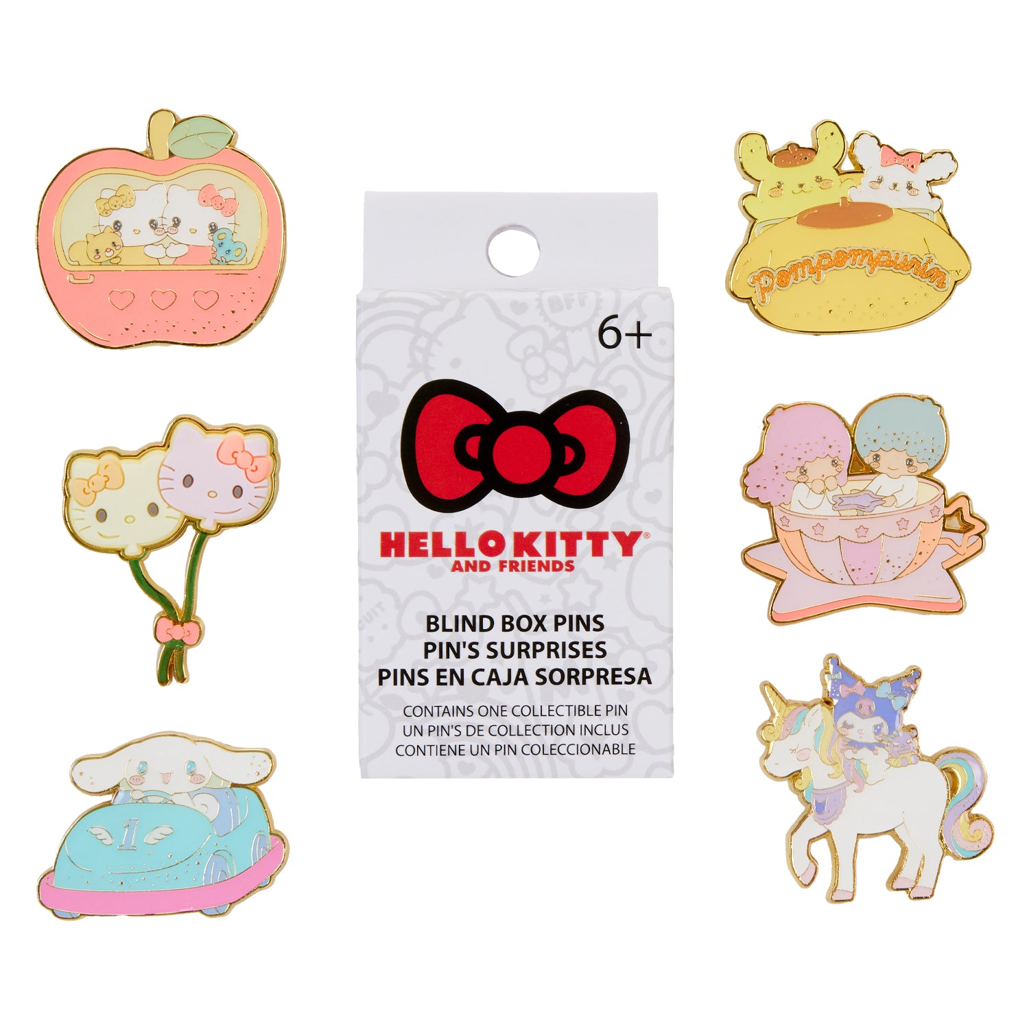 Sanrio-10x10 Sanrio Characters Enamel Pin Hello Kitty