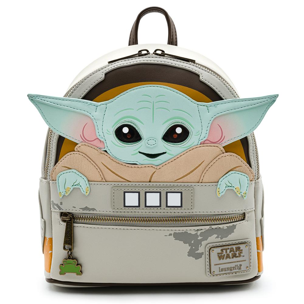 baby yoda kids mini backpack Loungefly Star Wars Mandalorian Baby Yoda in Crib Mini Backpack – Circle Of  Hope Boutique