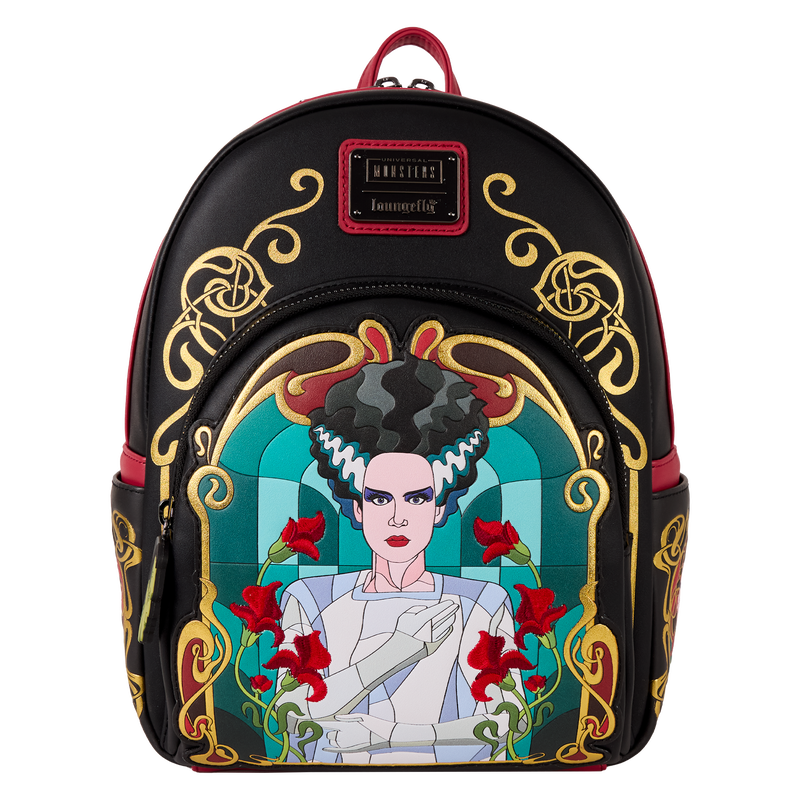 universal monsters mini backpack Universal Monsters Bride Of Frankenstein Stained Glass Mini-Backpack