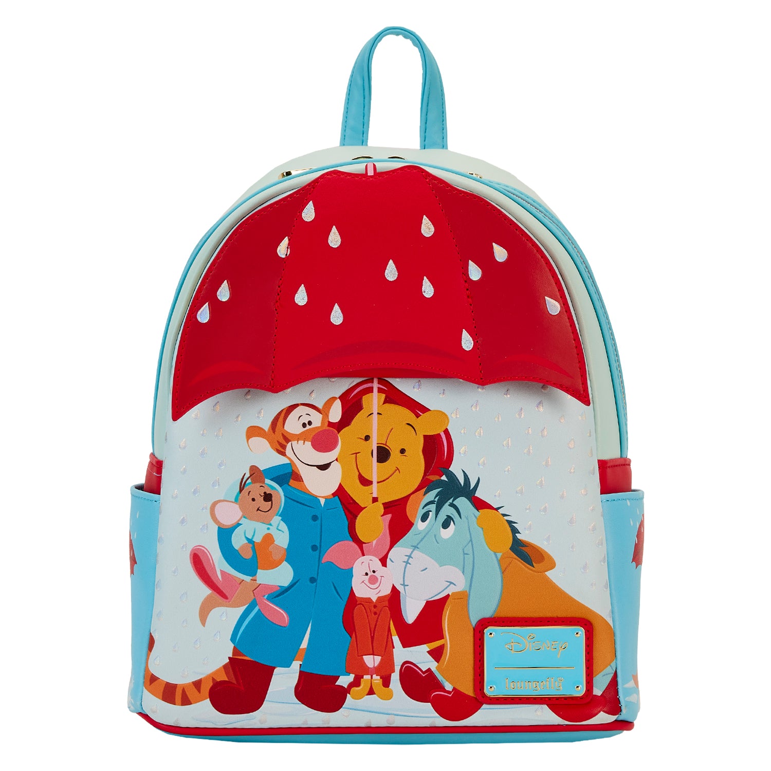 Loungefly Disney Winnie the Pooh Friends Rainy Day Mini Backpack
