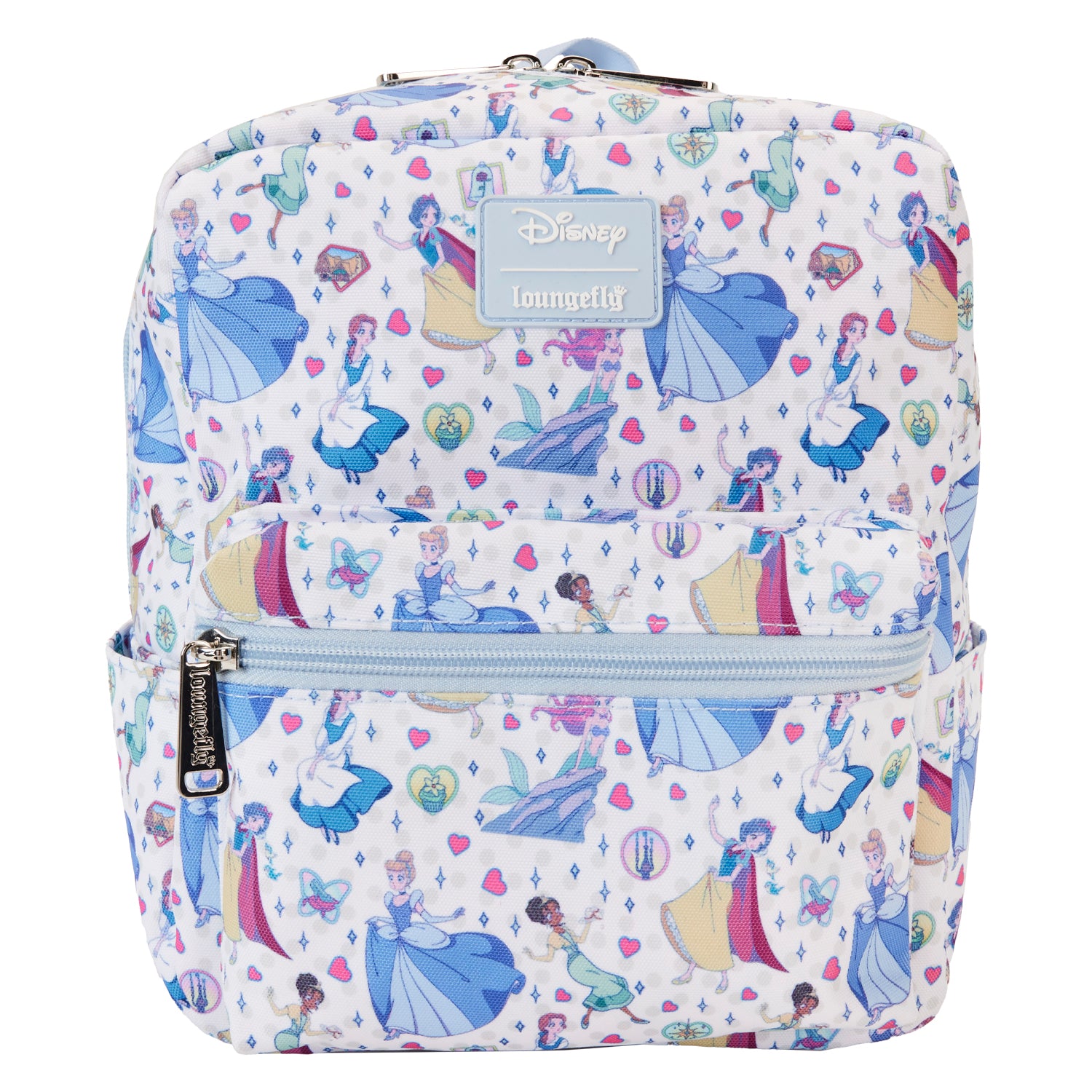 Loungefly Disney Princess Manga Style All-Over Print Nylon Mini