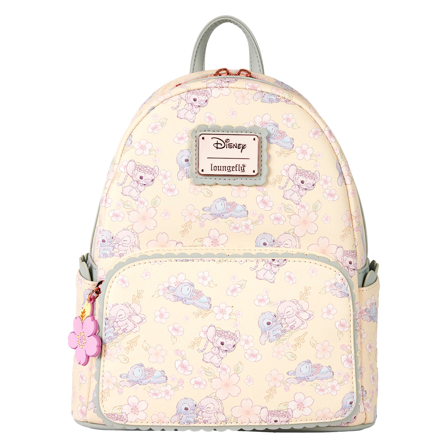 cute backpack mini Loungefly Disney Cute Stitch Cherry Blossom Mini Backpack
