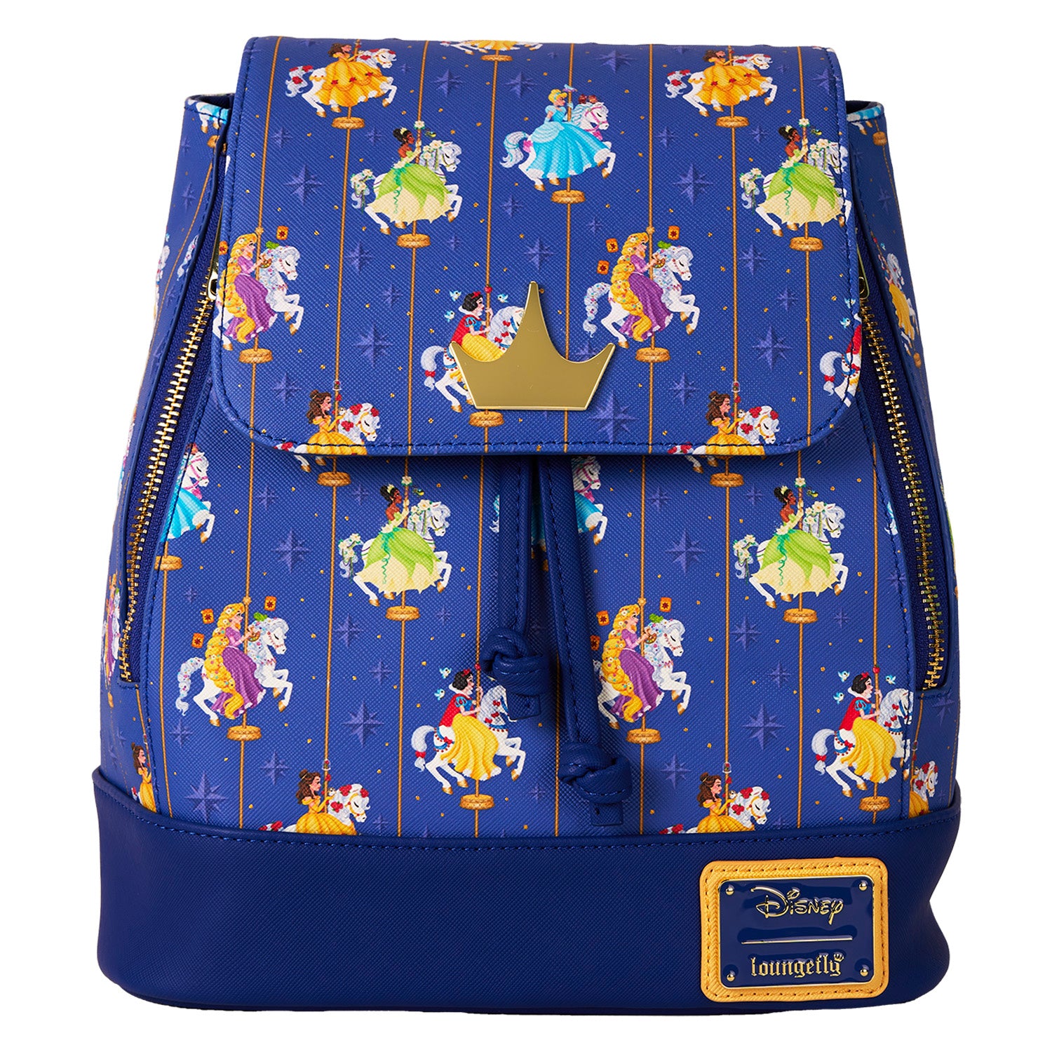 disney princess mini backpack Loungefly Disney Princess Carousel All-Over Print Drawstring Mini Back – Circle Of Hope Boutique