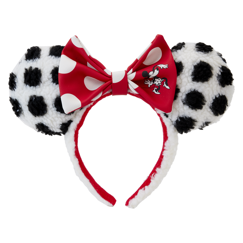 Disney top - Sherpa/Fluffy Brown Bow Minnie Ears