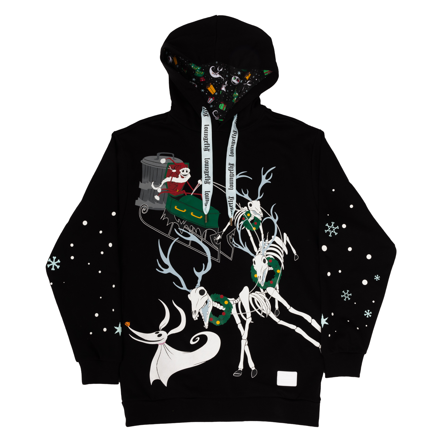 Loungefly Disney Nightmare Before Santa Jack Skeleton Reindeer Glow in Circle Of Hope Boutique