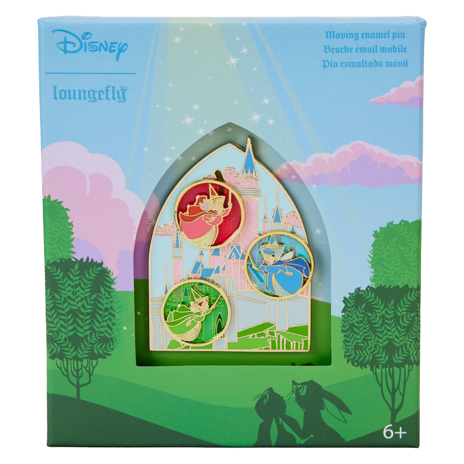 Loungefly Disney Sleeping Beauty Stained Glass Castle Crossbody