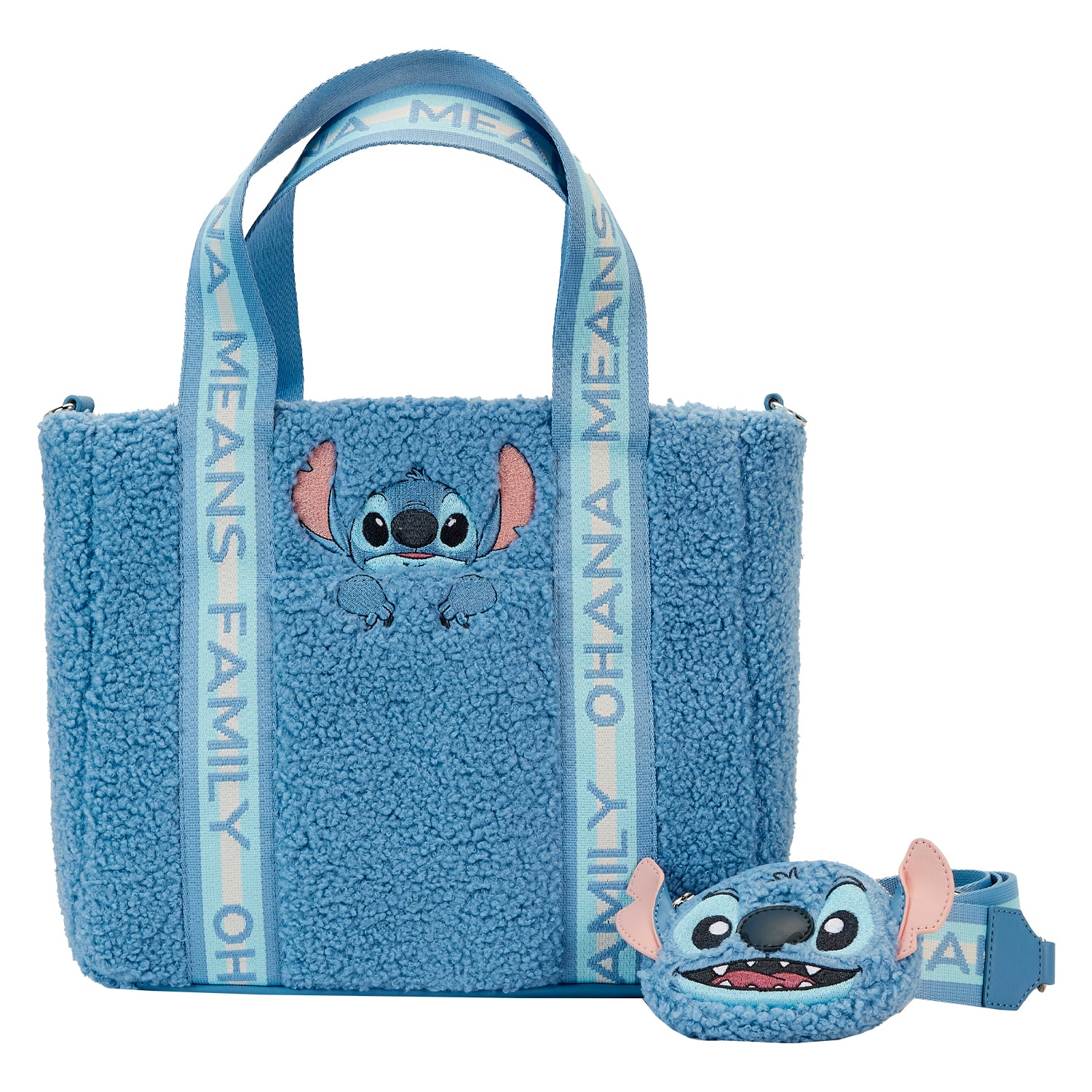 Disney Lilo and Stitch Handbag - Girls, Boys, Teens, Adults - Officially Licensed Stitch Faux Leather Cosplay Mini Crossbody Handbag