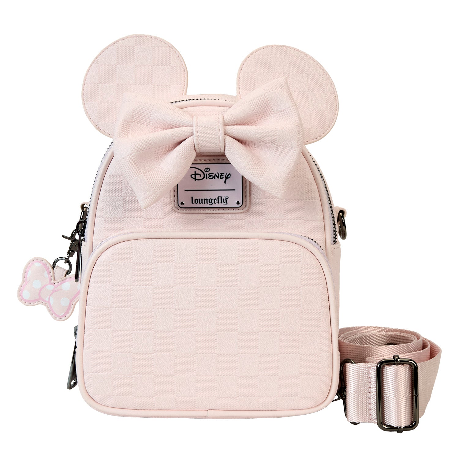 backpack purse disney mini backpack Loungefly Minnie Rocks The Dots Classic Goldtone Finished Hardware Zipper Main Compartment Disney Parks red Mickey, Minnie