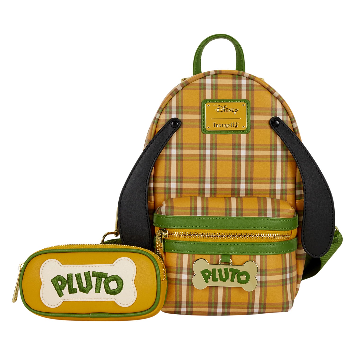 Loungefly Disney Pluto 95th Anniversary Plaid Sling  display picture 1