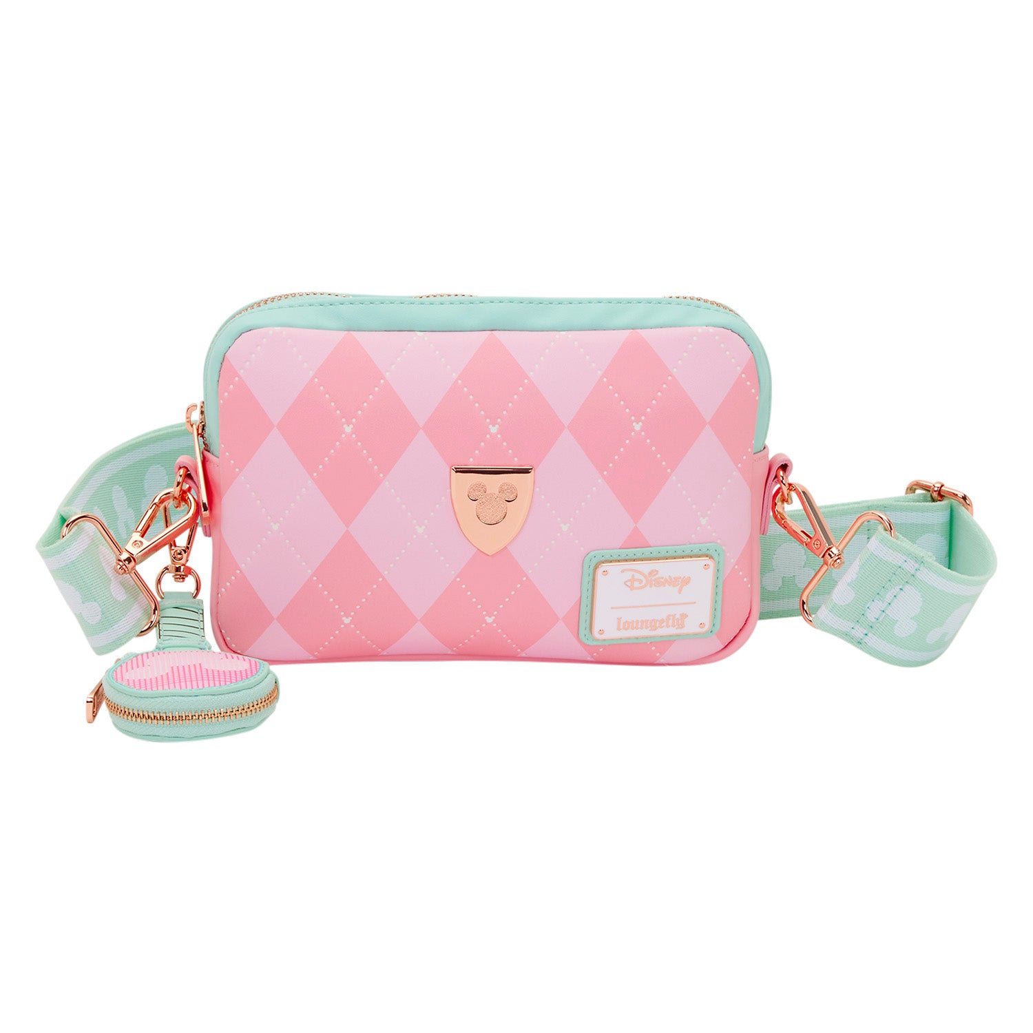 Loungefly Disney Mickey & Friends Tennis Sling Crossbody Bag 