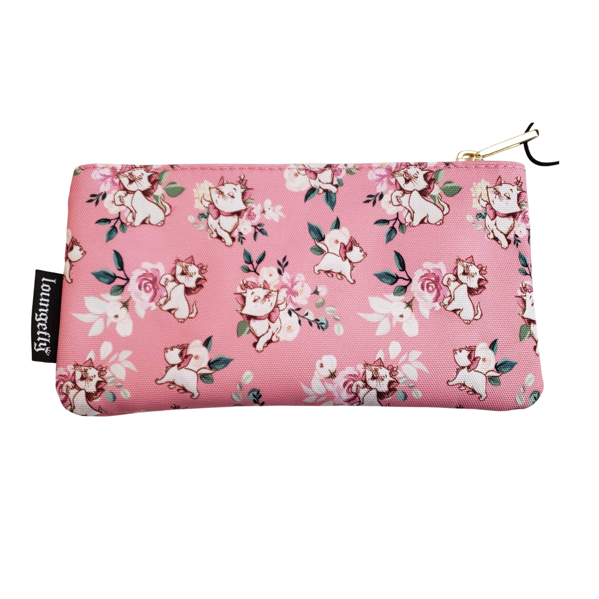Loungefly Disney Princess Sidekicks Rose Pink Checkered AOP Flap Wallet -  Merchoid