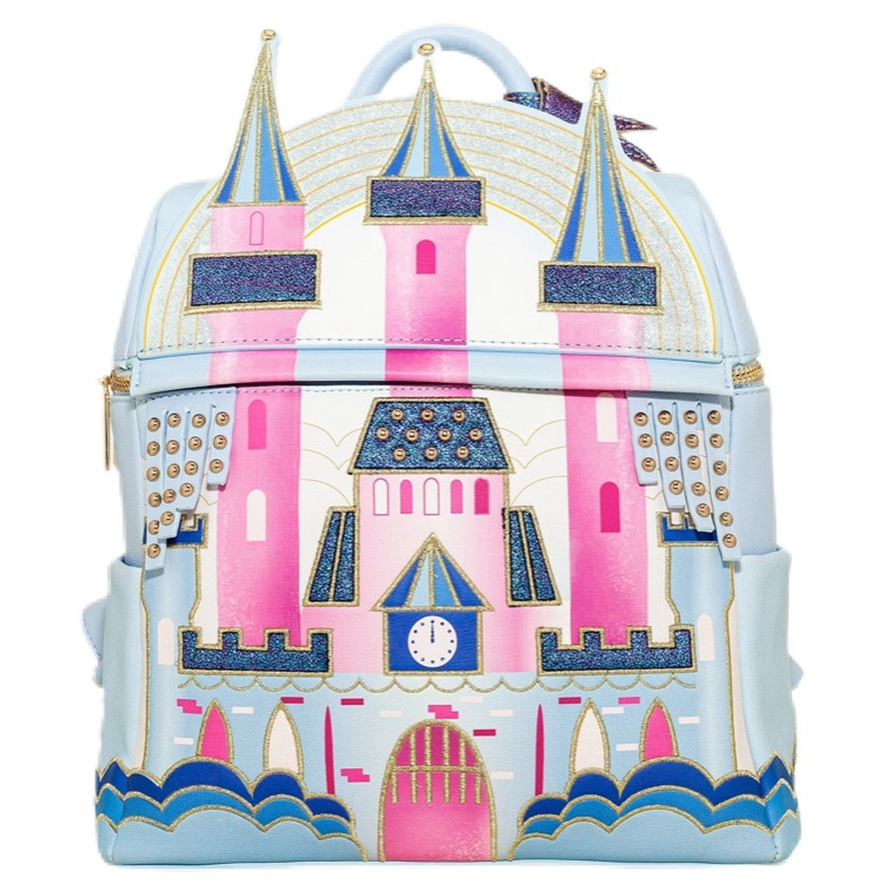 fantasyland castle mini-backpack by loungefly Danielle Nicole Sleeping Beauty Castle Backpack
