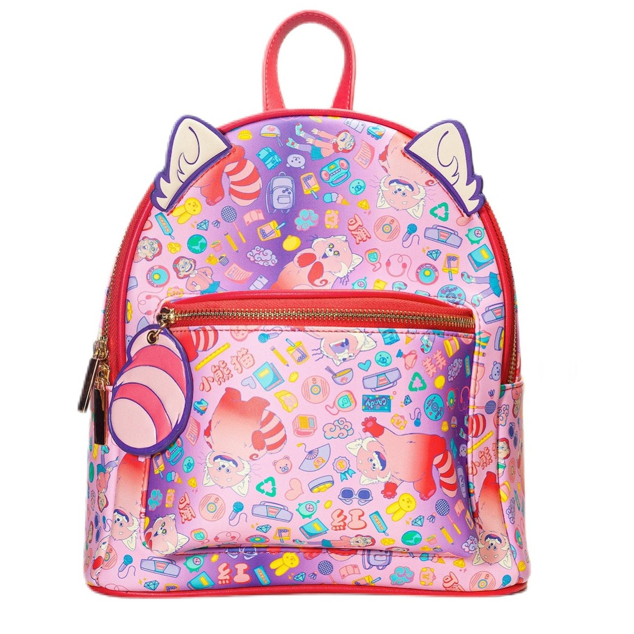danielle nicole lady and the tramp mini backpack Danielle Nicole Turning Red Panda Toss Print Mini Backpack