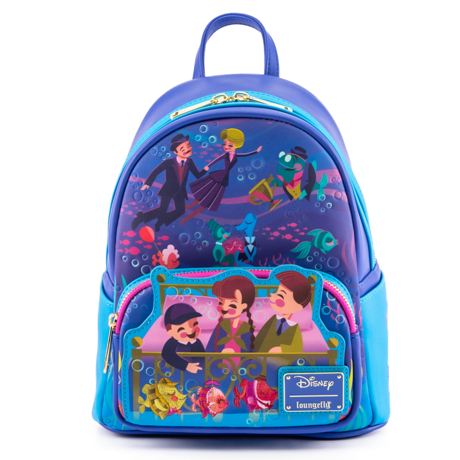 Loungefly Disney Bedknobs and Broomsticks Beautiful Briny Ballroom Mini  Backpack