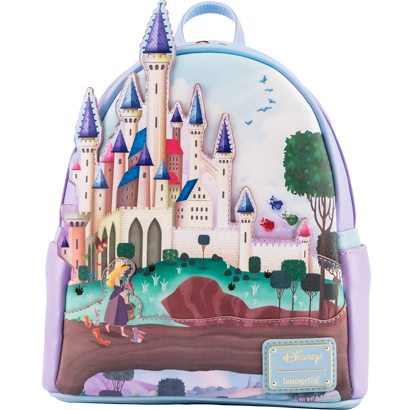 Loungefly Disney Mulan Castle Light UP Mini Backpack