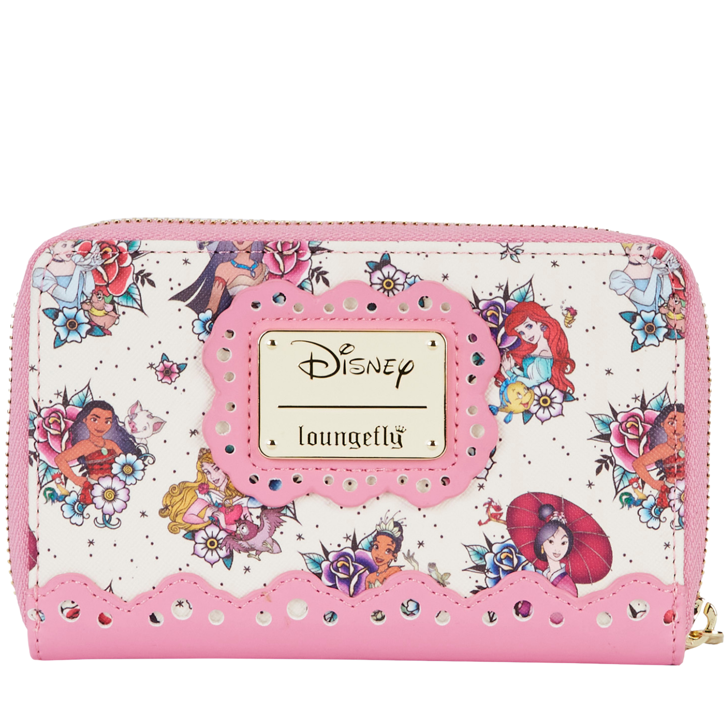 disney princess floral tattoo mini backpack Loungefly Disney Princess Tattoo All-over-print Ziparound Wallet – Circle Of Hope Boutique