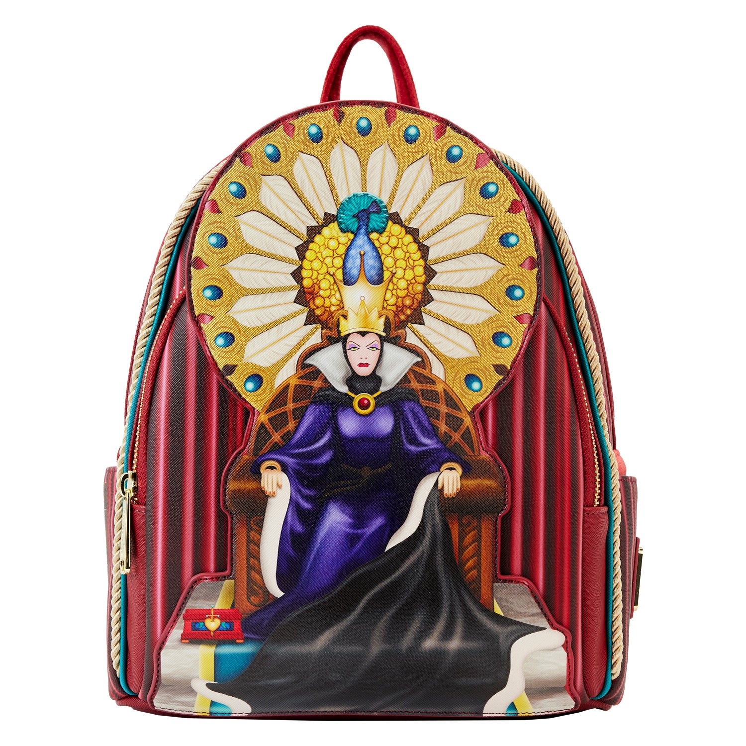 Snow White Evil Queen Throne Zip Around Wallet