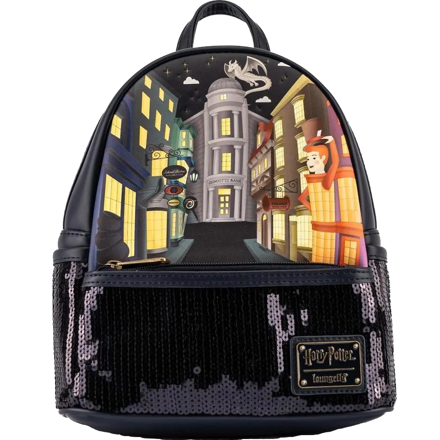 Loungefly Harry Potter Diagon Alley Sequin Mini Backpack Circle Of Hope Boutique