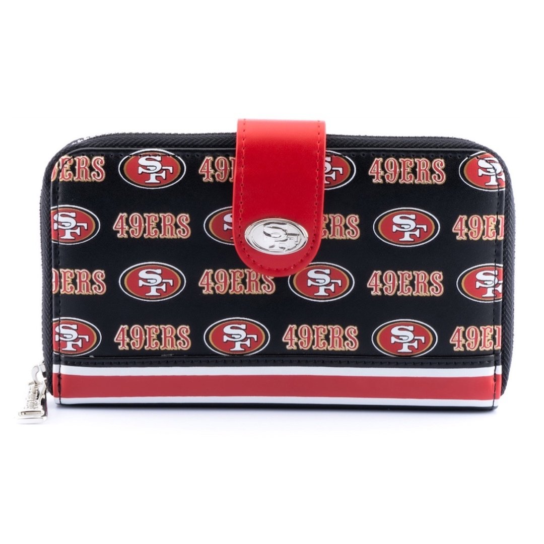 Loungefly NFL San Francisco 49ers Logo All-over-print Bifold Wallet