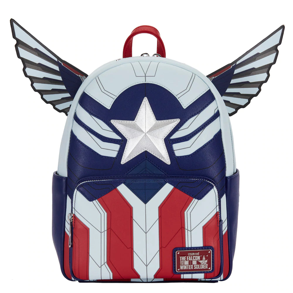 disney marvel mini backpack Loungefly Falcon Captain America Cosplay Mini Backpack