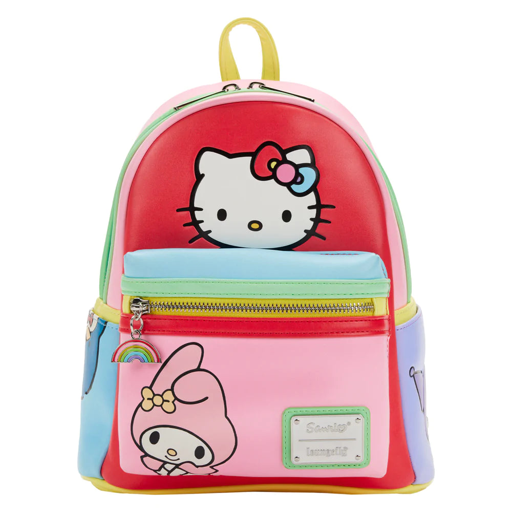 Loungefly Hello Kitty and Friends Color Block Mini Backpack Circle Of Hope Boutique